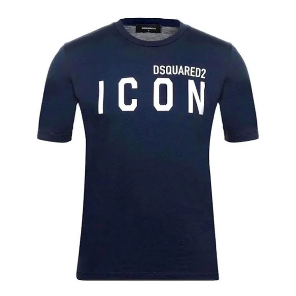 Áo Phông Nam Dsquared2 Tshirt S79GC0003 Màu Xanh Navy Size S - Thời trang - Vua Hàng Hiệu