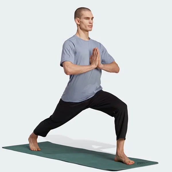 Áo Thun Nam Adidas Base Yoga Workout T-Shirt IB7886 Màu Xanh Size S - Thời trang - Vua Hàng Hiệu