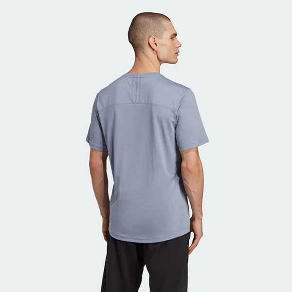 Áo Thun Nam Adidas Base Yoga Workout T-Shirt IB7886 Màu Xanh Size S - Thời trang - Vua Hàng Hiệu