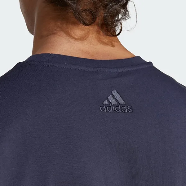 Áo Phông Nam Adidas Big Logo Single Jersey Essentials Tshirt IC9354 Màu Xanh Đậm Size M