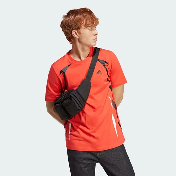 Áo Phông Nam Adidas Colorblock Tshirt IC3703 Màu Đỏ Cam Size XS