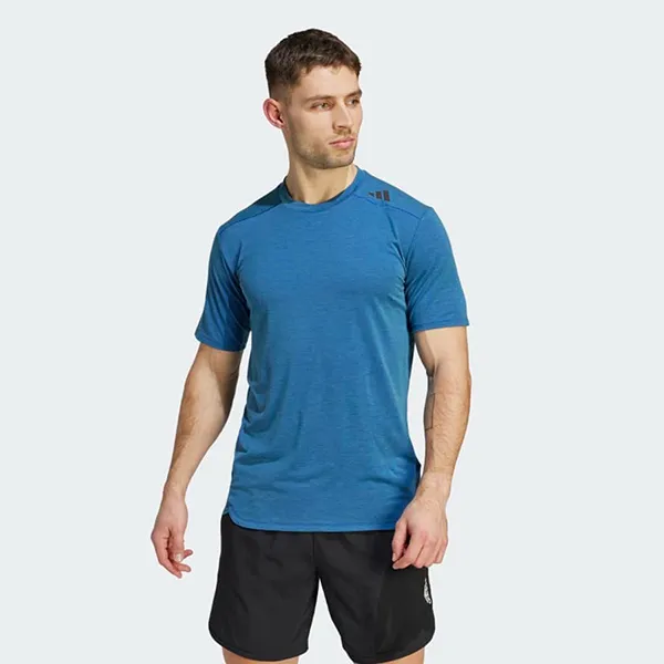 Áo Phông Nam Adidas Hiit Aeroready Gradient Workout TShirt Designed For Training HS7461 Màu Xanh Blue Size S