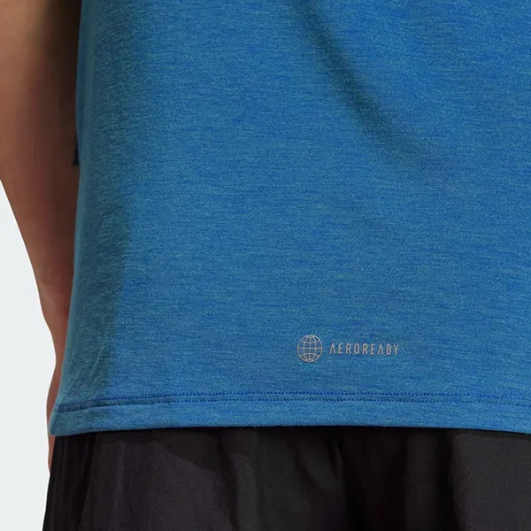 Áo Phông Nam Adidas Hiit Aeroready Gradient Workout TShirt Designed For Training HS7461 Màu Xanh Blue Size S