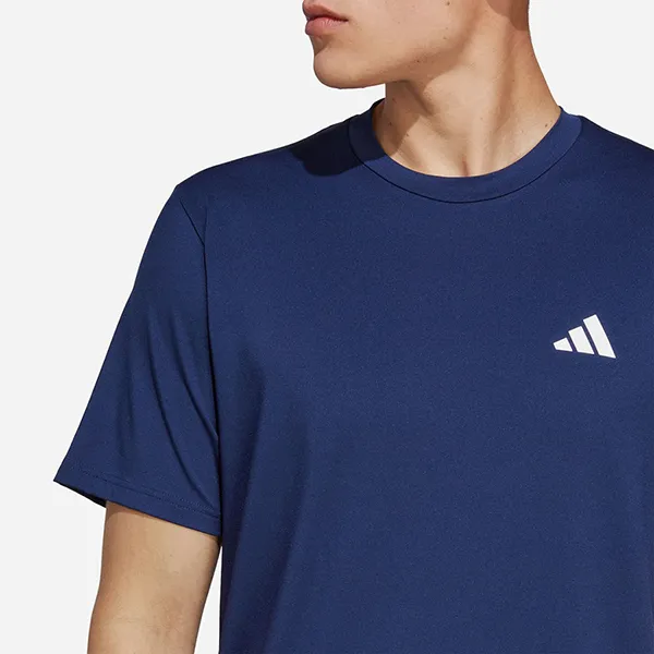 Áo Phông Nam Adidas Men's Tr-Es Stretch TShirt IC7414 Màu Xanh Đậm Size XS