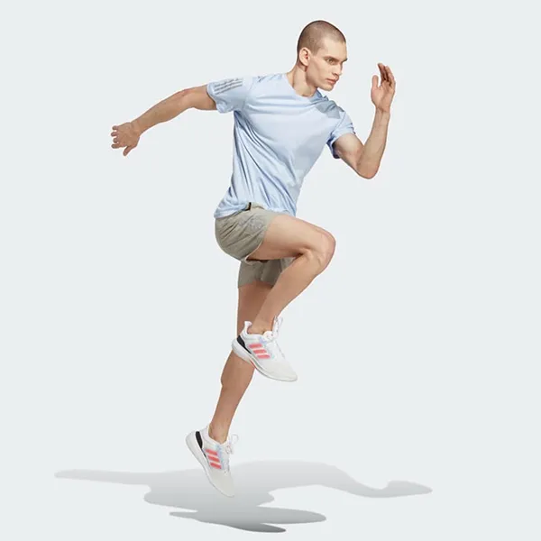 Áo Phông Nam Adidas Own The Run Tshirt IC7630 Màu Xanh Nhạt Size XS