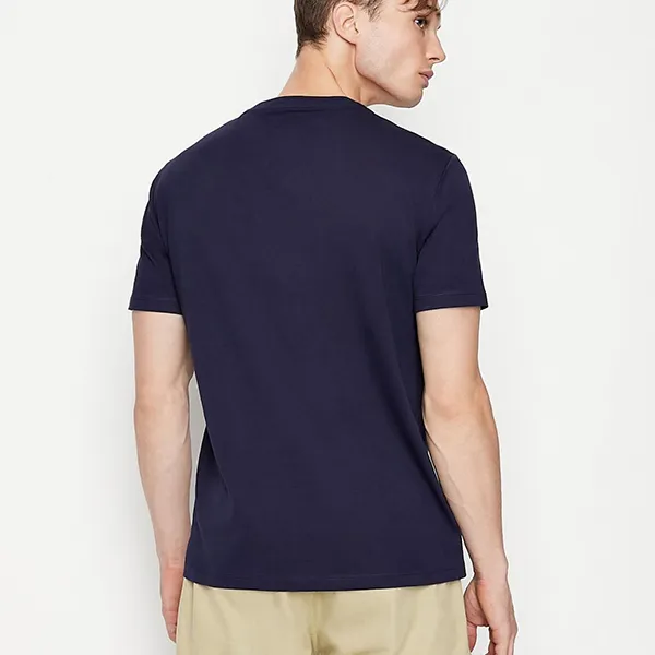 Áo Phông Nam Armani Exchange Highlighter Regular Fit Cổ Tim Tshirt 6KZTHG ZJBVZ GC03 Màu Xanh Đen Size XS - Thời trang - Vua Hàng Hiệu