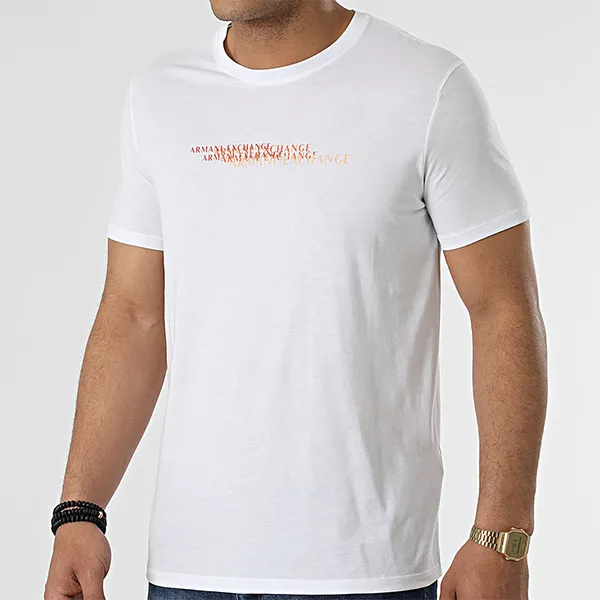 Áo Phông Nam Armani Exchange Tshirt 3LZTBG ZJA5Z GC03 Màu Trắng Size L - Thời trang - Vua Hàng Hiệu