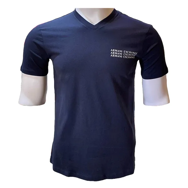 Áo Phông Nam Armani Exchange Tshirt 6KZTGX ZJBVZ GC03 Màu Xanh Navy Size XS - Thời trang - Vua Hàng Hiệu
