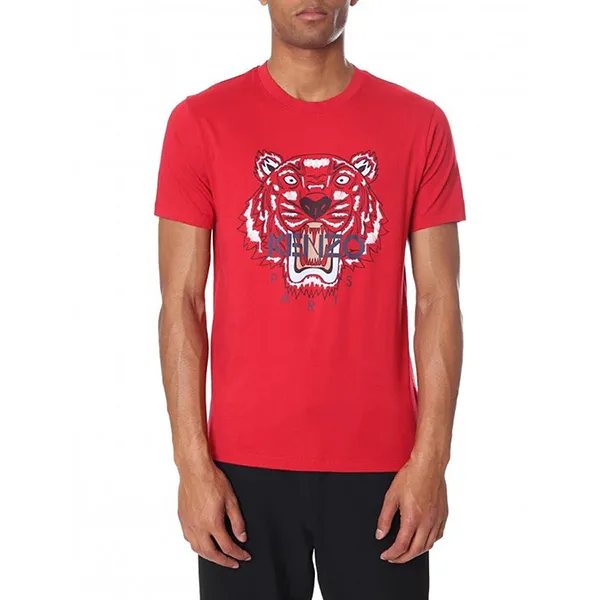 Áo Phông Nam Kenzo Tiger Print Tshirt 5TS0504 186 Màu Đỏ Size XS