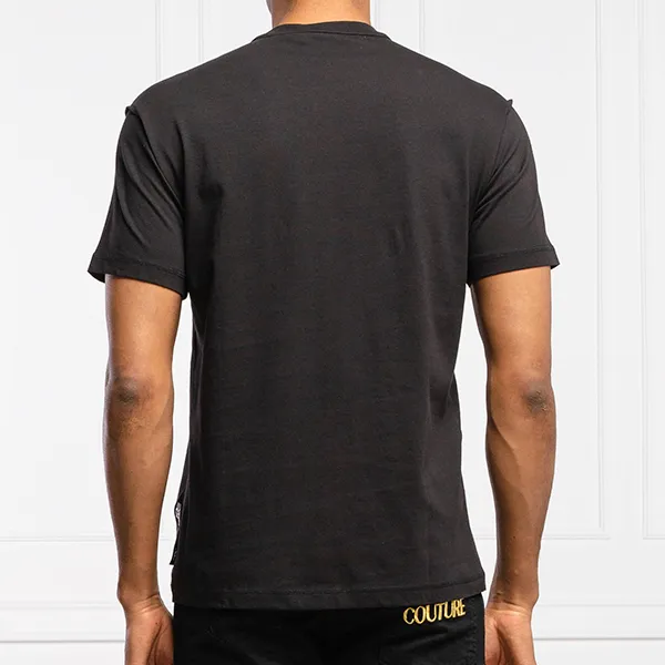 Áo Phông Nam Versace Jeans Couture Regular Fit Tshirt Form To Màu Đen Size XS