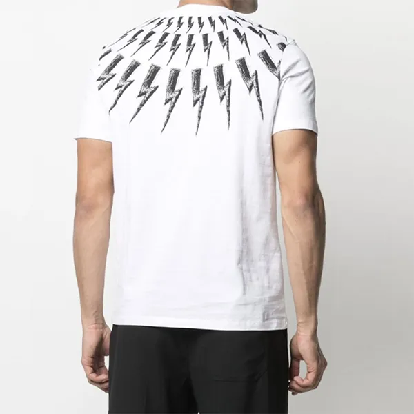 Áo Phông Nam Neil Barrett Tshirt PBJT883S-Q516S526 Màu Trắng Size M - Thời trang - Vua Hàng Hiệu