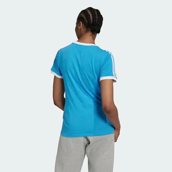 Áo Phông Nữ Adidas Adicolor Classics 3-Stripes Tee HL6690 Tshirt Màu Xanh Blue Size 28