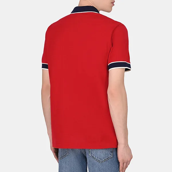 Áo Polo Gucci Piquet With Interlocking 653380 XJDF8 Màu Đỏ Size XS - Thời trang - Vua Hàng Hiệu