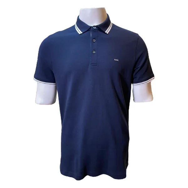Áo Polo Michael Kors MK KR05FY220B Màu Xanh Đen Size M