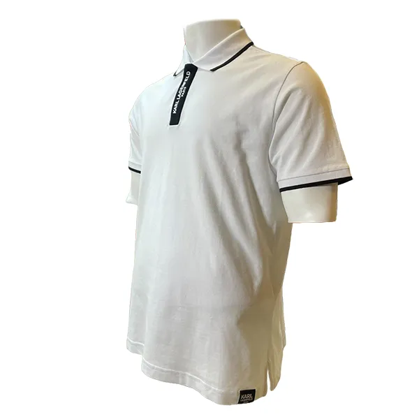 Áo Polo Nam Karl Lagerfeld Shirt LM3K4016 GB03 Màu Trắng Size L - Thời trang - Vua Hàng Hiệu