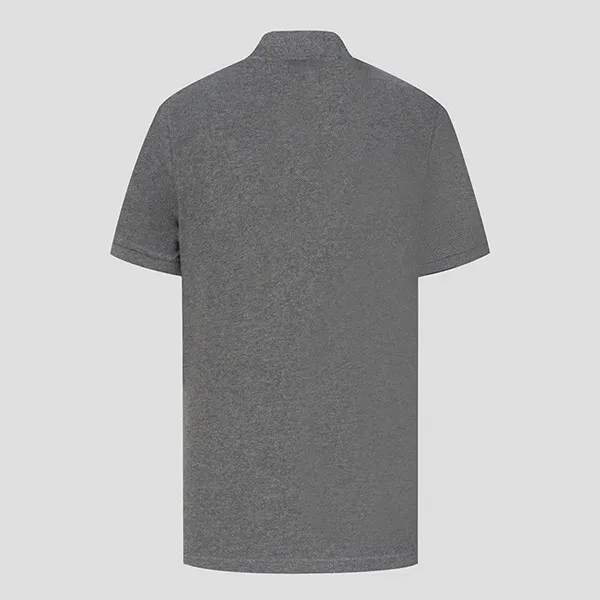 Áo Polo Nam Kenzo Grey With Black Tiger Logo Embroidered PF755PO0014BA 97 Màu Xám