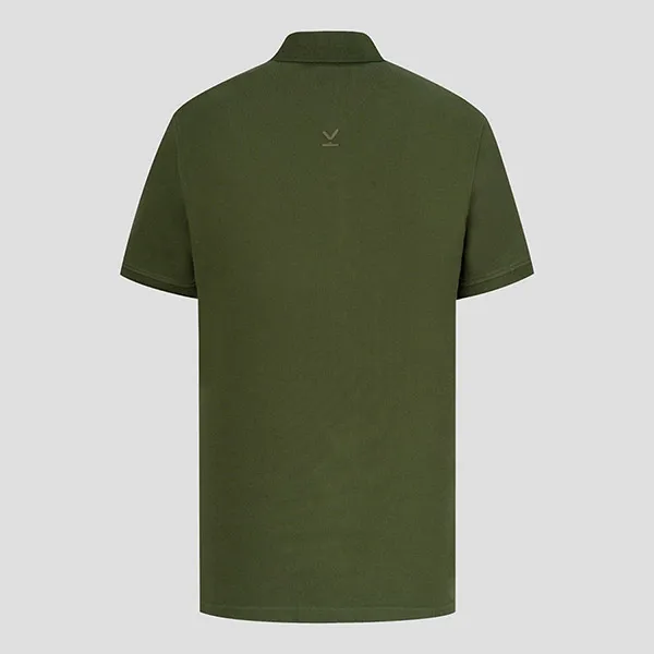 Áo Polo Nam Kenzo With Black Tiger Logo Embroidered FA65PO001 4PU 51 Màu Xanh Rêu