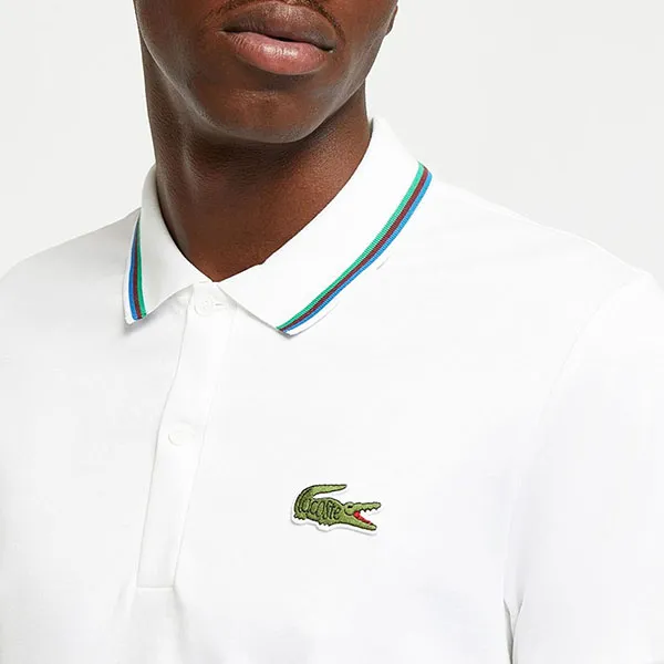 Áo Polo Nam Lacoste DH3707 51 001 Màu Trắng Size M