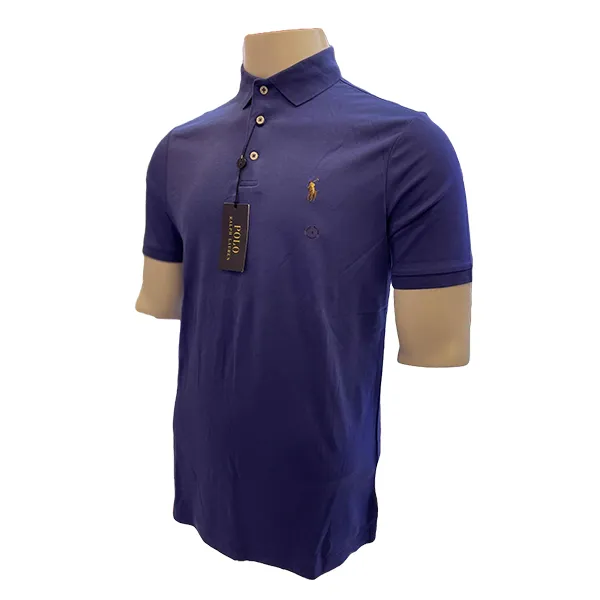 Áo Polo Nam Ralph Lauren 710660606136 Màu Xanh Tím Size S - Thời trang - Vua Hàng Hiệu