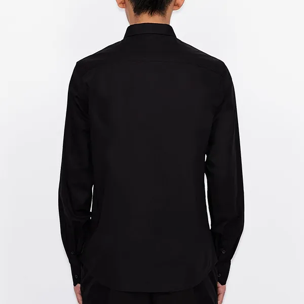 Áo Sơ Mi Nam Armani Exchange Shirt 3KZC17 ZNQFZ GE03 Màu Đen Size S
