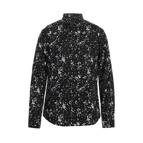 Áo Sơ Mi Nam Armani Exchange Splatter Print Long Sleeve Woven Shirt Black Màu Đen Họa Tiết Size XS