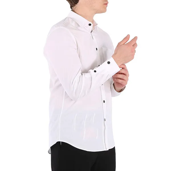 Áo Sơ Mi Nam Burberry White Copthall Long Sleeve Dress Shirt 8026151 Màu Trắng Size 39 - Thời trang - Vua Hàng Hiệu