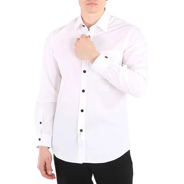 Áo Sơ Mi Nam Burberry White Copthall Long Sleeve Dress Shirt 8026151 Màu Trắng Size 39 - Thời trang - Vua Hàng Hiệu