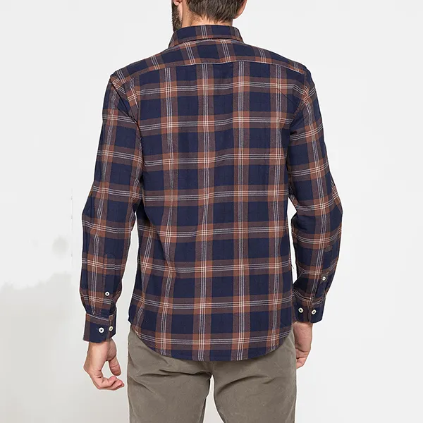 Áo Sơ Mi Nam Carrera Jeans Yarn-Dyed Fantasy Shirt 213B1220A_C65 Màu Xanh/Cam Size L - Thời trang - Vua Hàng Hiệu