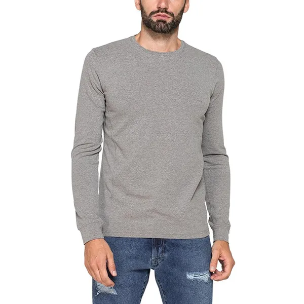 Áo Thun Dài Tay Nam Carrera Jeans Long Sleeve Slim Fit T-Shirt 8150031A_L97 Màu Xám Size S - 1