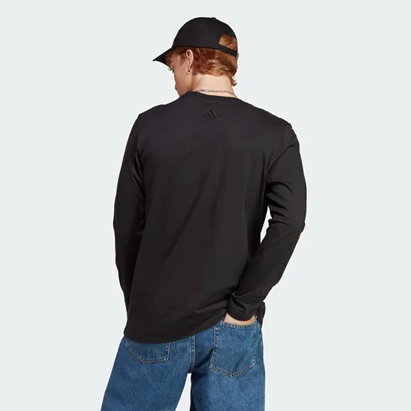 Áo Thun Nam Adidas Essentials Long Sleeve Tshirt IC9308 Màu Đen Size L