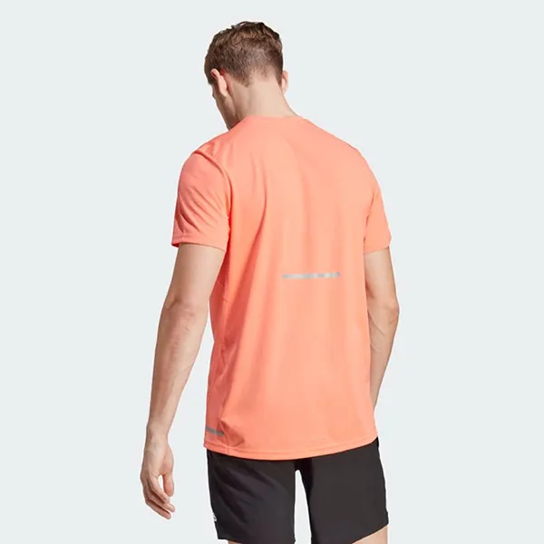 Áo Thun Nam Adidas Patterned Overlay Marathon Jacket HR3271 Màu Cam San Hô Size XS