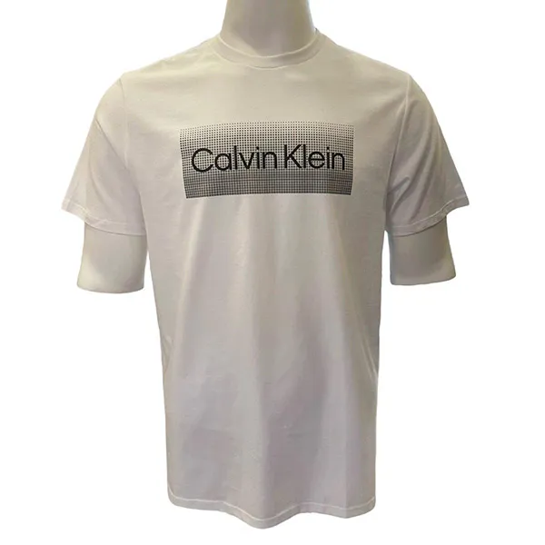 Áo Thun Nam Calvin Klein CK Ô Vuông Xám Chữ Đen SP40582086 - GC05 Tshirt Màu Trắng Size M - Thời trang - Vua Hàng Hiệu