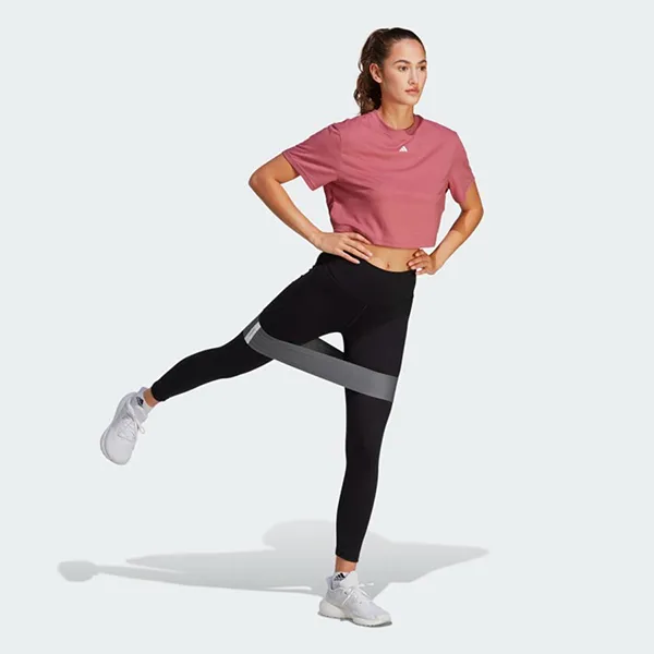 Áo Thun Thể Thao Nữ Adidas Studio Tshirt IB8563 Màu Hồng Nude Size 2XS
