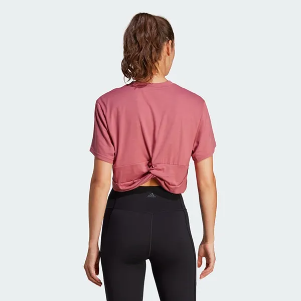 Áo Thun Thể Thao Nữ Adidas Studio Tshirt IB8563 Màu Hồng Nude Size 2XS