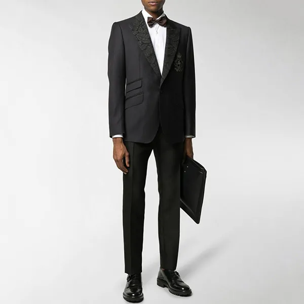 Áo Vest Nam Dolce & Gabbana D&G DNA Sicily Tuxedo Blazer Màu Đen Size 46 - Thời trang - Vua Hàng Hiệu