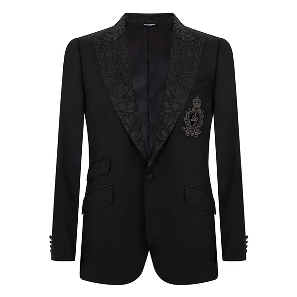 Áo Vest Nam Dolce & Gabbana D&G DNA Sicily Tuxedo Blazer Màu Đen Size 46 - Thời trang - Vua Hàng Hiệu
