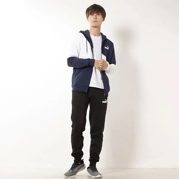 Bộ Thể Thao Nam Puma Men's Jersey Top and Bottom Set Tracksuit 678434 Màu Xanh Navy Size S - Thời trang - Vua Hàng Hiệu