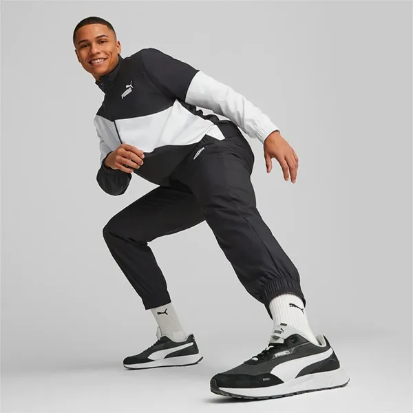 Bộ Thể Thao Nam Puma Power Woven Tracksuit Cl 673309-01S001L Black Men's Tracksuit Set Màu Đen Trắng Size M - Thời trang - Vua Hàng Hiệu