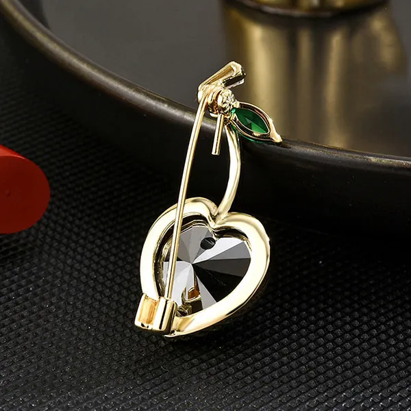 Cài Áo Meri Blue Heart BR597 Màu Xanh Blue