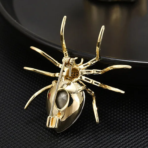 Cài Áo Nữ Meri Blue Spider BR598 Màu Xanh Blue