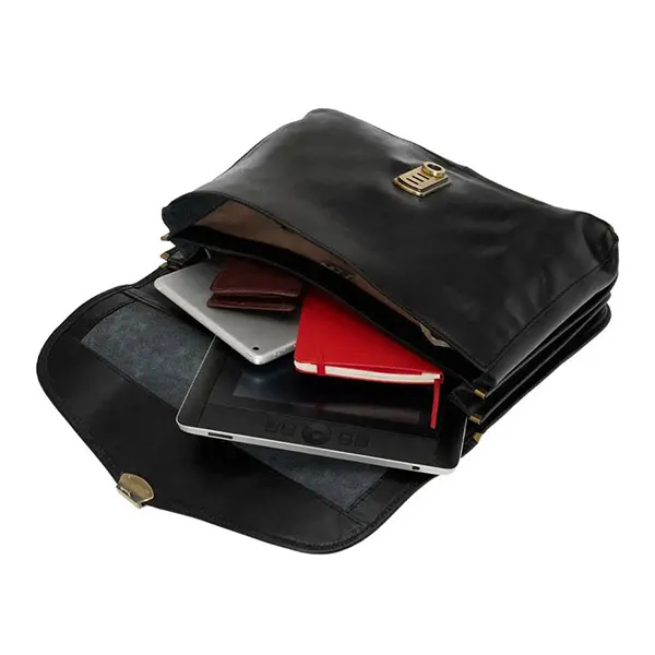 Cặp Xách Tay Nam Medici Of Florence 4000 - Black Màu Đen - Túi xách - Vua Hàng Hiệu