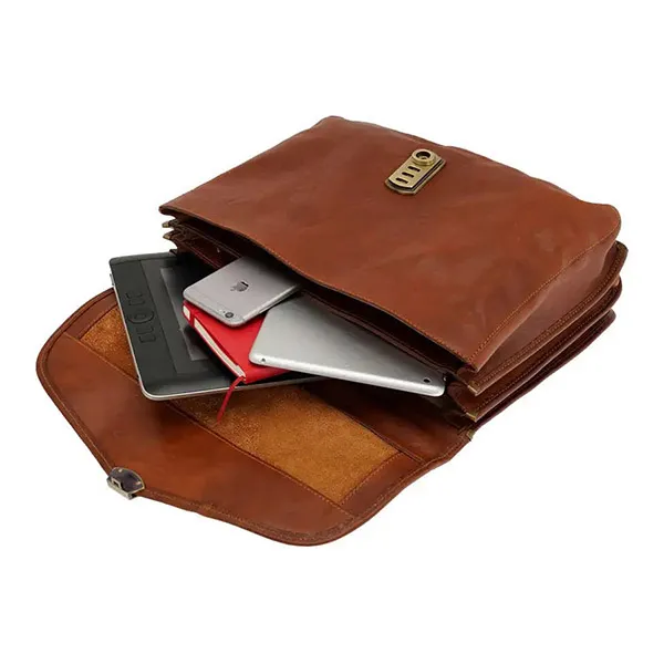 Cặp Xách Tay Nam Medici Of Florence 4000 - Brown Màu Nâu
