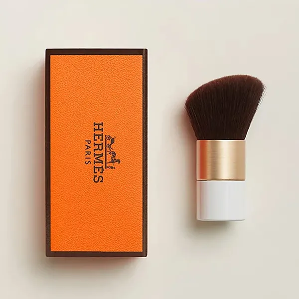 Cọ Trang Điểm Hermès Les Pinceaux Dyed Brush The Traveler Màu Nâu Đen - Trang điểm - Vua Hàng Hiệu