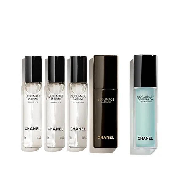 Combo Tinh Chất Dưỡng Da Chanel Sublimage La Brume & Beauty Camellia Glow Concentrate Serum (18ml + 15ml)