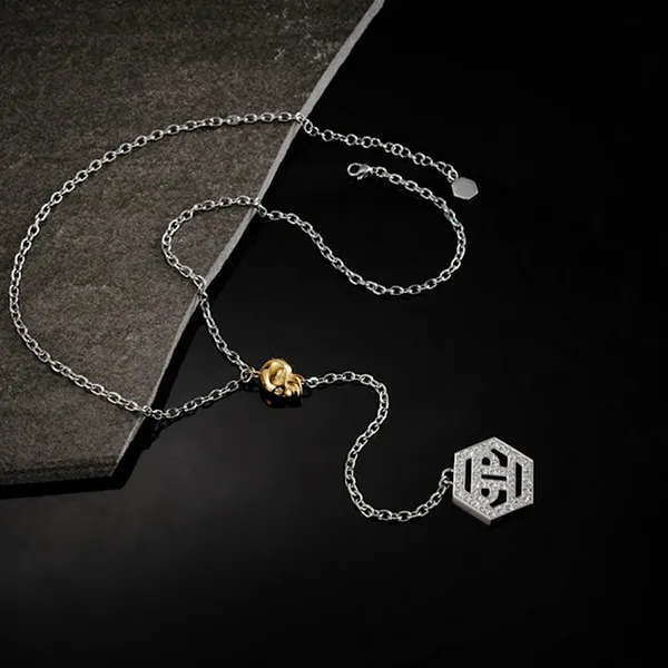 Dây Chuyền Nữ Philipp Plein PJ2AA04NU Màu Bạc