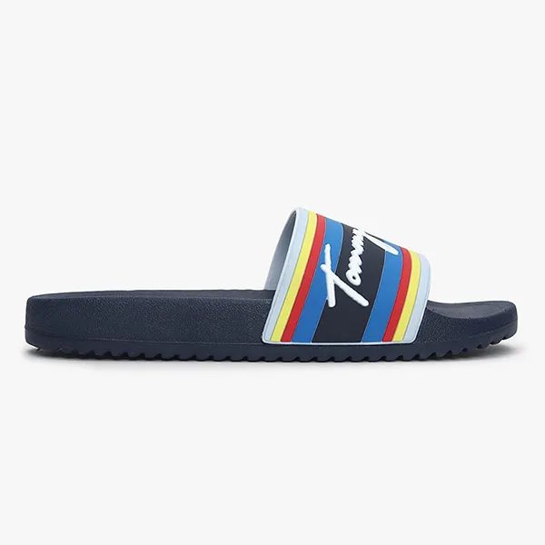 Dép Nam Tommy Hilfiger DARK BLUE SY Màu Xanh Size 44.5