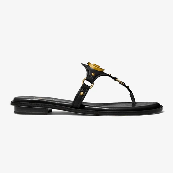Dép Nữ Michael Kors MK Conway Sandal Màu Đen Size 7