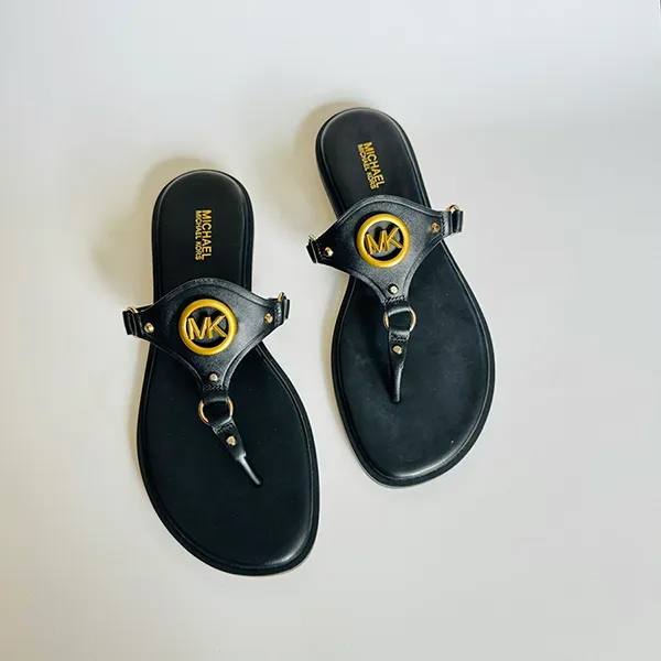 Dép Nữ Michael Kors MK Conway Sandal Màu Đen Size 7