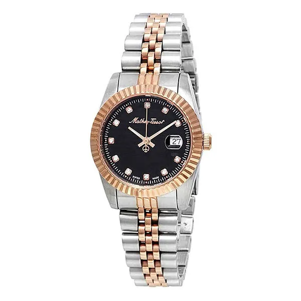 Đồng Hồ Đôi Mathey Tissot Watch H710BN Và D810RN Màu Demi (Bạc - Vàng) - Đồng hồ - Vua Hàng Hiệu