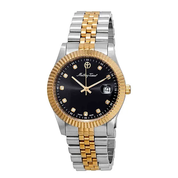 Đồng Hồ Đôi Mathey Tissot Watch H710BN Và D810RN Màu Demi (Bạc - Vàng) - Đồng hồ - Vua Hàng Hiệu